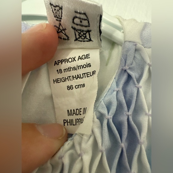 Sarah Louise England 18 Months Hand Smocked Tulip Dress Spring Lavender Purple - Picture 6 of 9